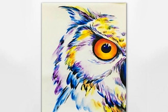 Paint Nite: White Horned Owl